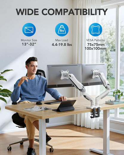 حامل شاشة مزدوجة 