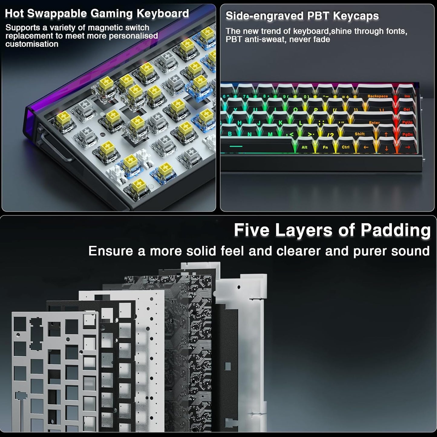 AULA HERO 68 Magnetic Switch Keyboard