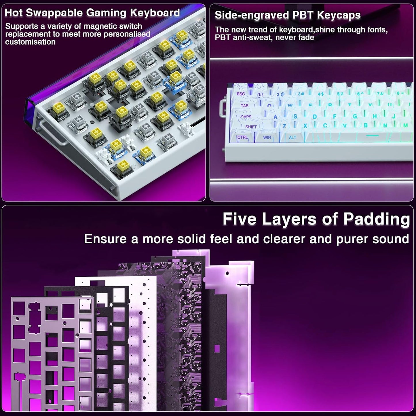 AULA HERO 68 Magnetic Switch Keyboard