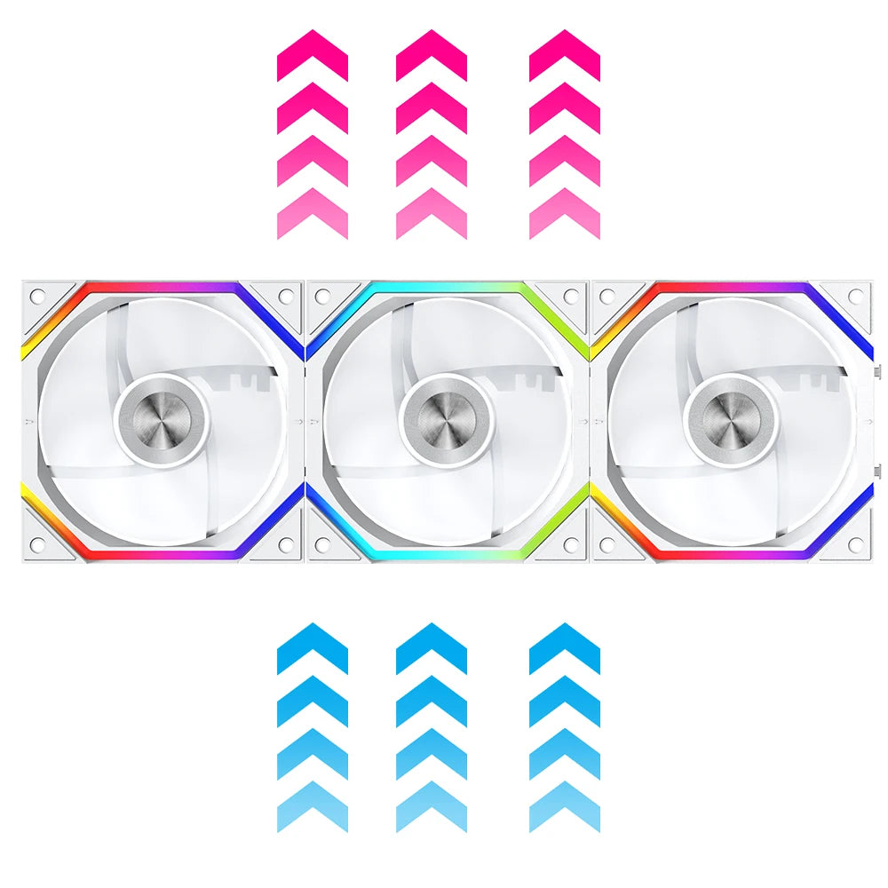 Jungle Leopard Galaxy Prism XH PC Case Fan 120mm ARGB infinity Mirror-Cooling Fan(3 Pack)