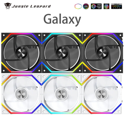 Jungle Leopard Galaxy Prism XH PC Case Fan 120mm ARGB infinity Mirror-Cooling Fan(3 Pack)
