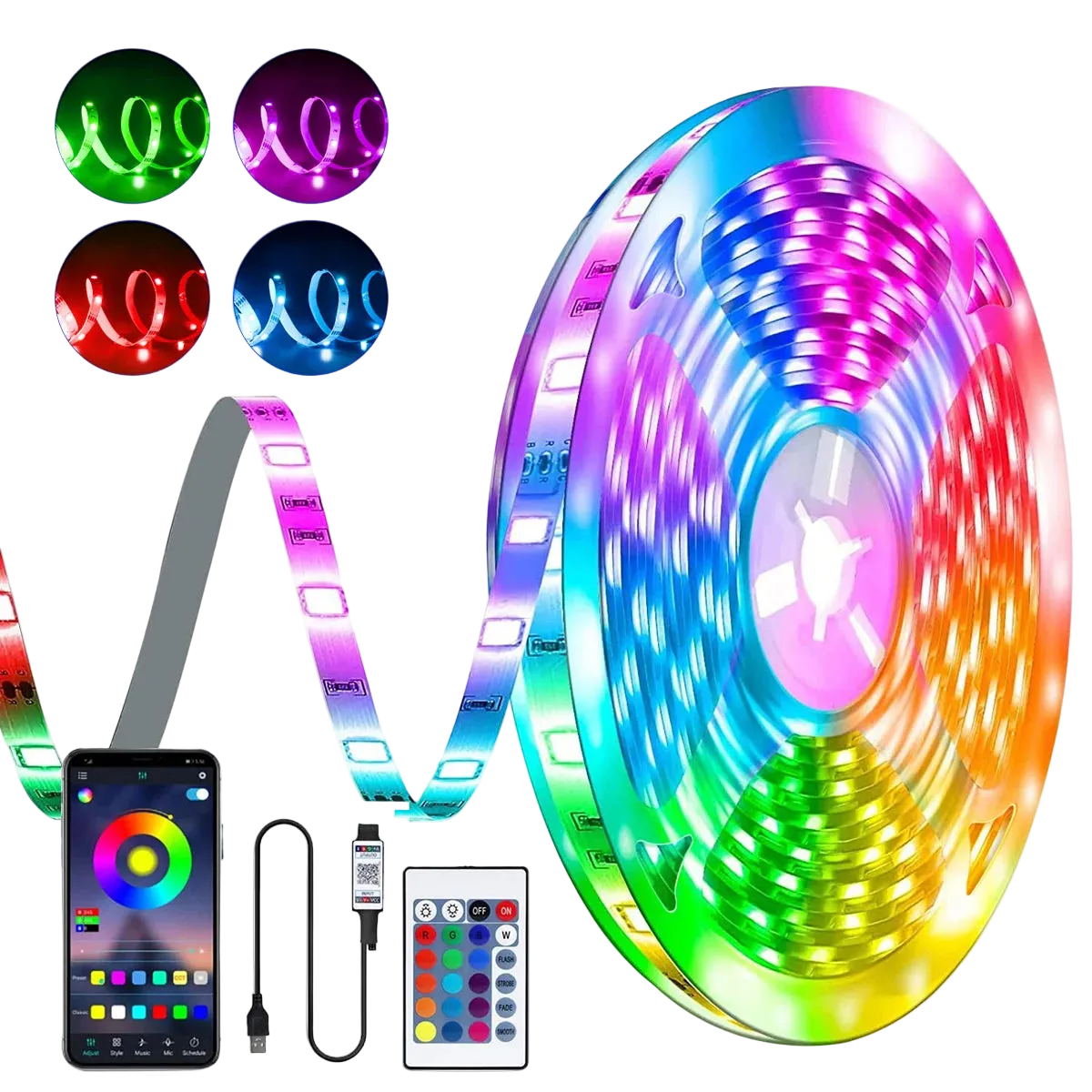 شرائط إضاءة LED RGB 
