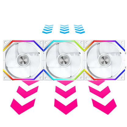 Jungle Leopard Galaxy Prism XH PC Case Fan 120mm ARGB infinity Mirror-Cooling Fan(3 Pack)