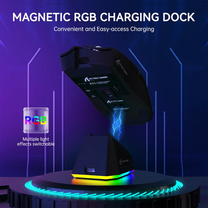 עכבר גיימינג אלחוטי Attack Shark X11