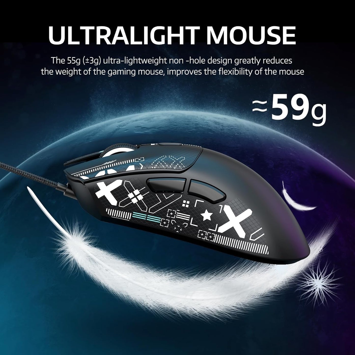 ATTACK SHARK R1 Wireless Gaming Mouse