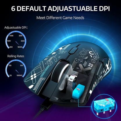 ATTACK SHARK R1 Wireless Gaming Mouse