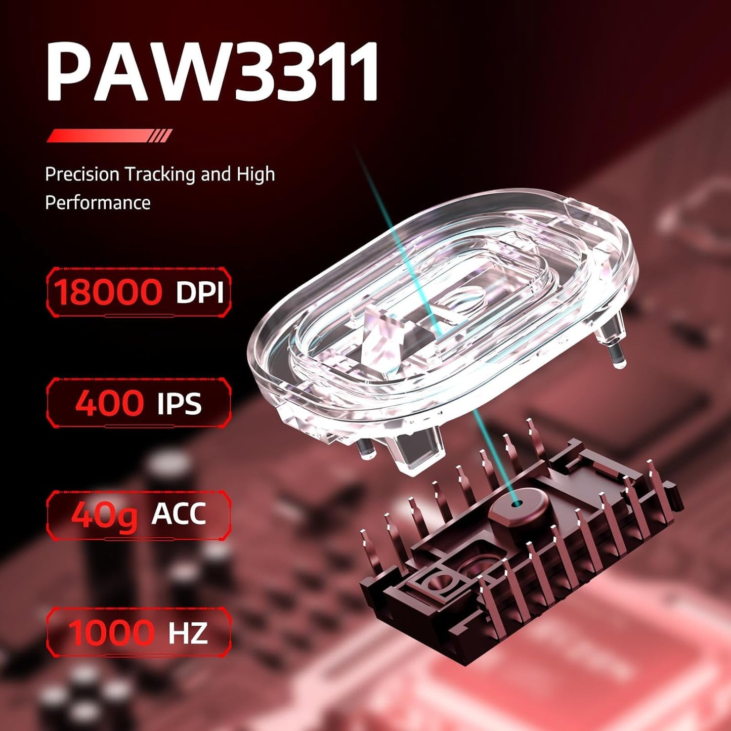 ATTACK SHARK R1 Wireless Gaming Mouse