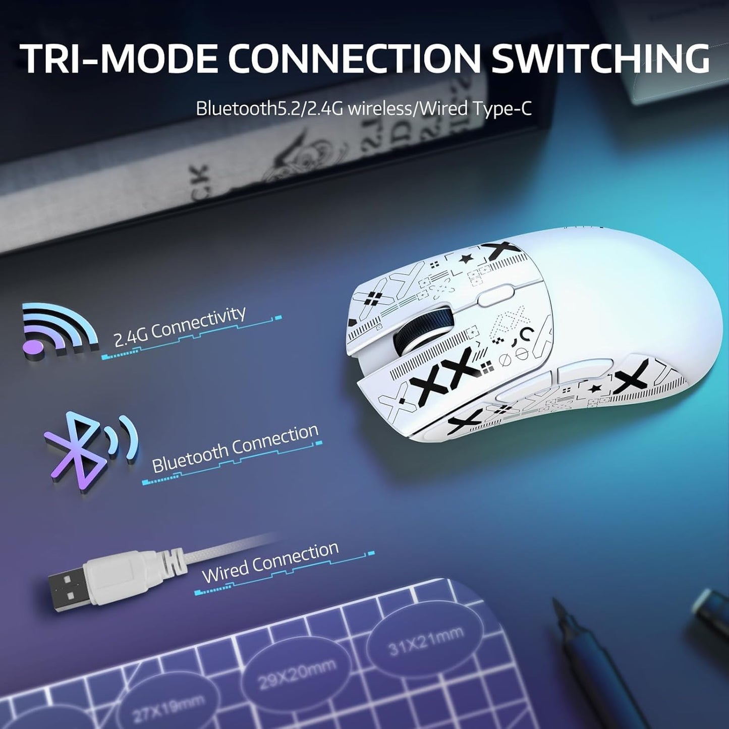 ATTACK SHARK R1 Wireless Gaming Mouse